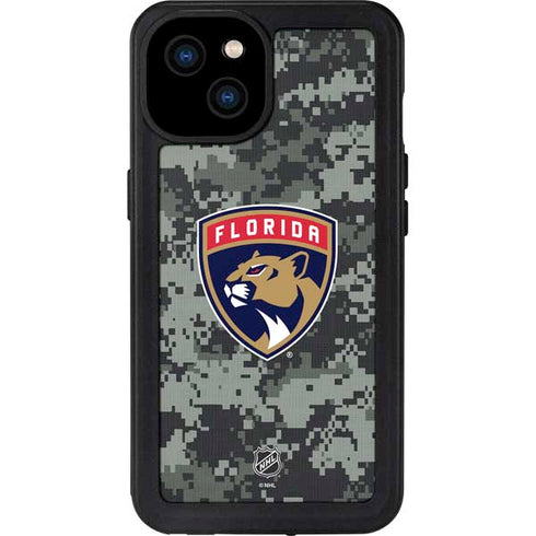 NHL Florida Panthers Camo iPhone 15 Plus Waterproof Case